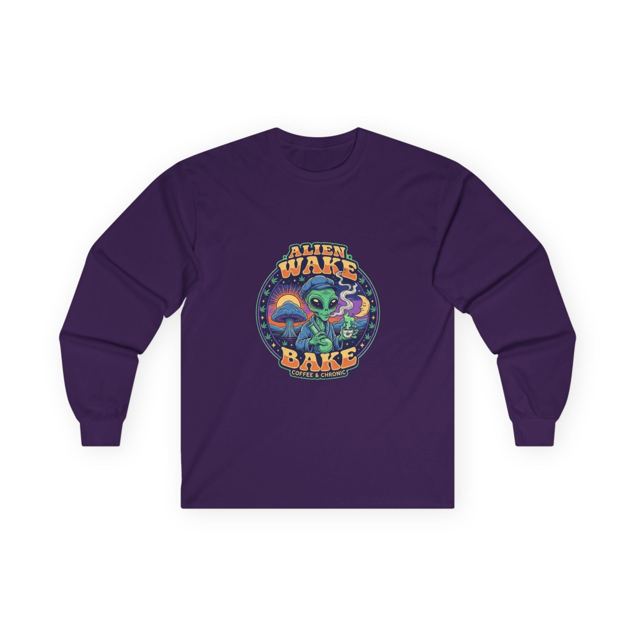 Alien Long Sleeve Tee Printify