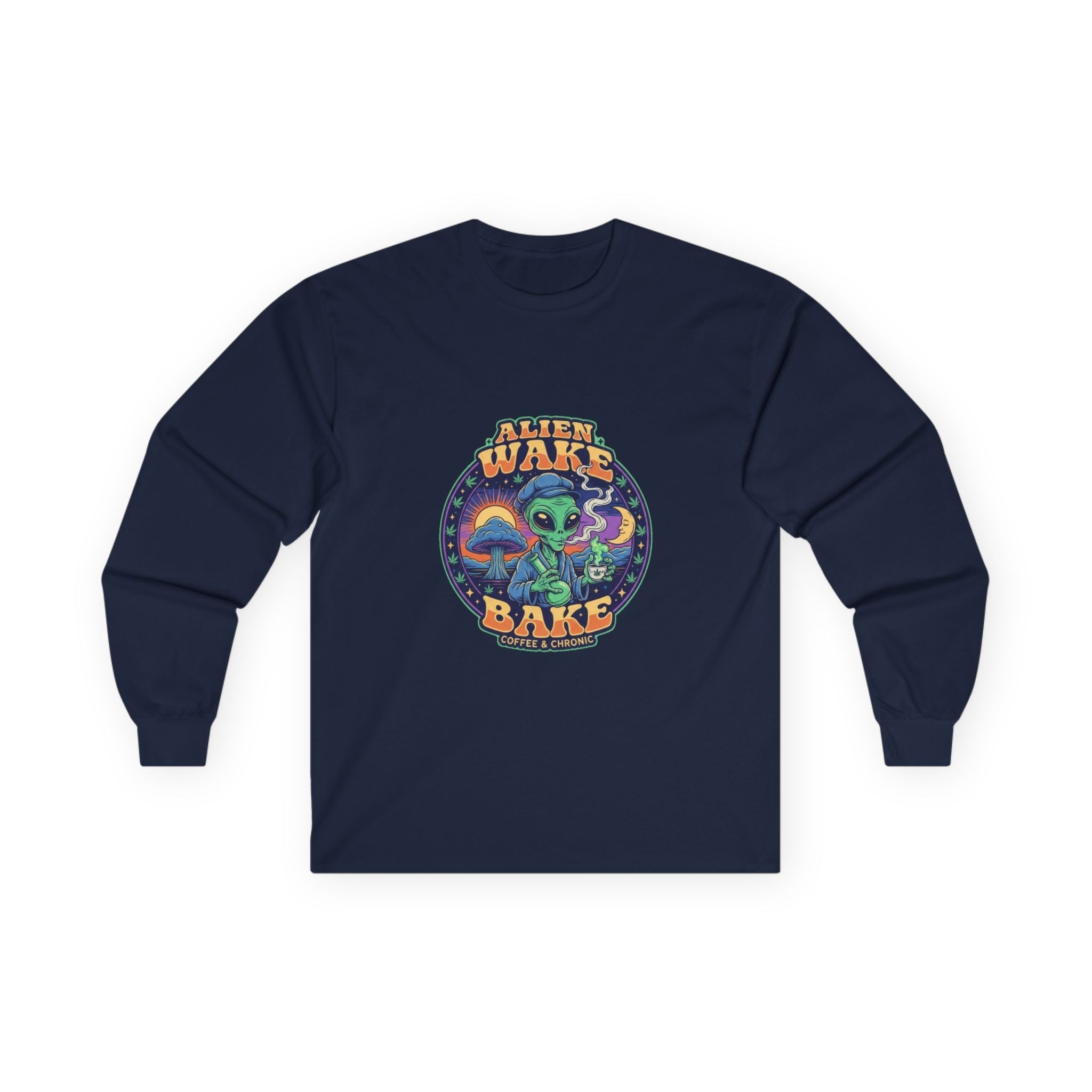 Alien Long Sleeve Tee Printify