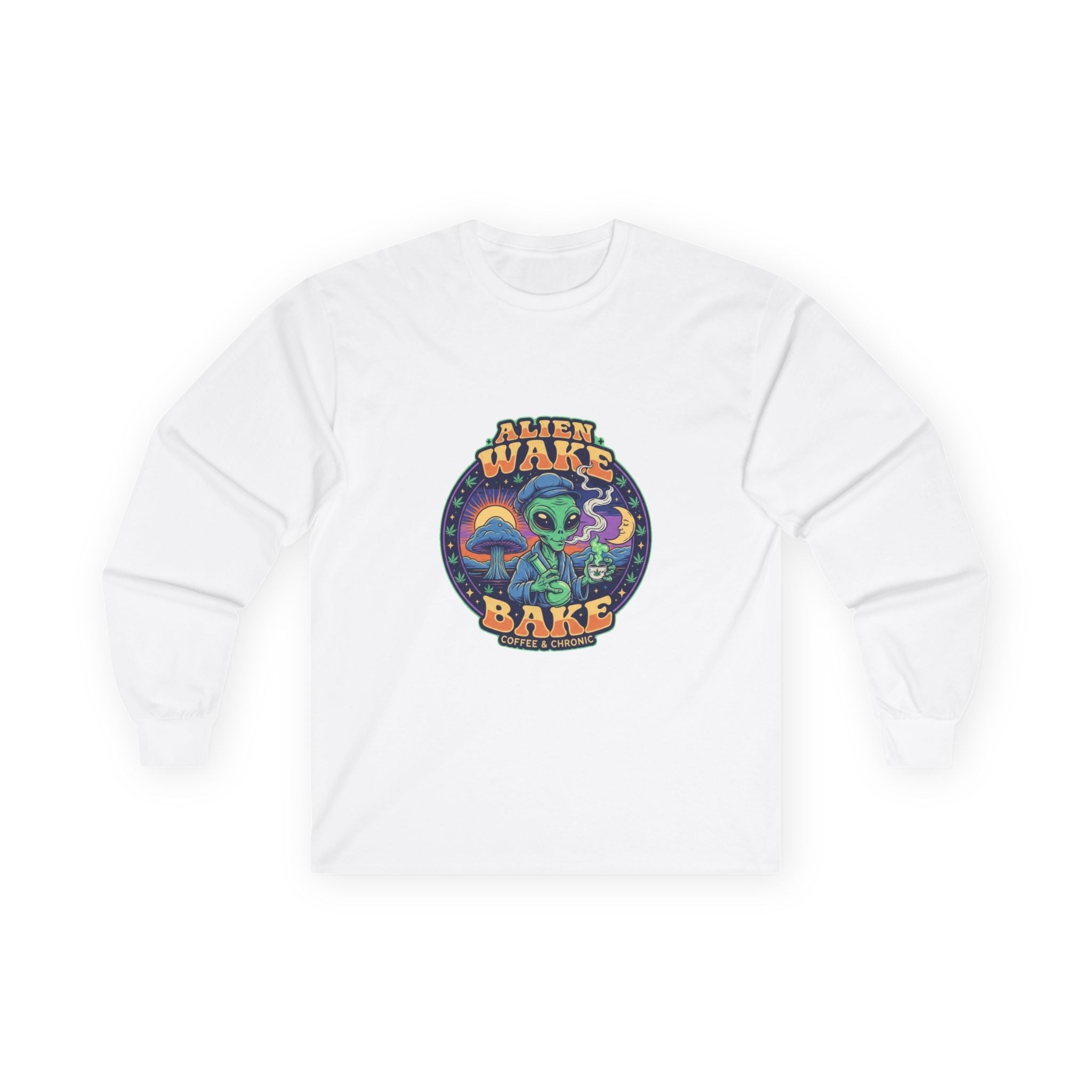 Alien Long Sleeve Tee Printify