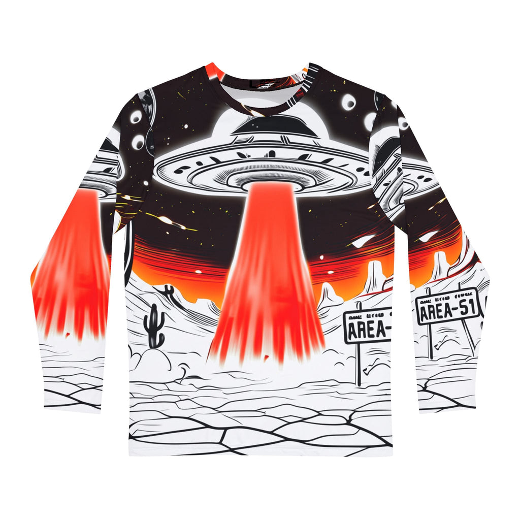 JR Vortex — “Red Beam Encounter” AOP Long Sleeve Printify
