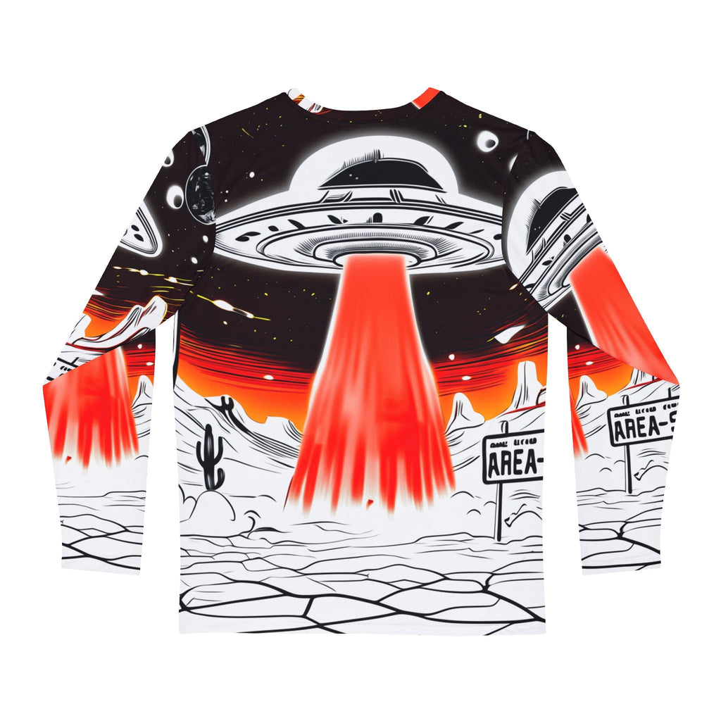JR Vortex — “Red Beam Encounter” AOP Long Sleeve Printify