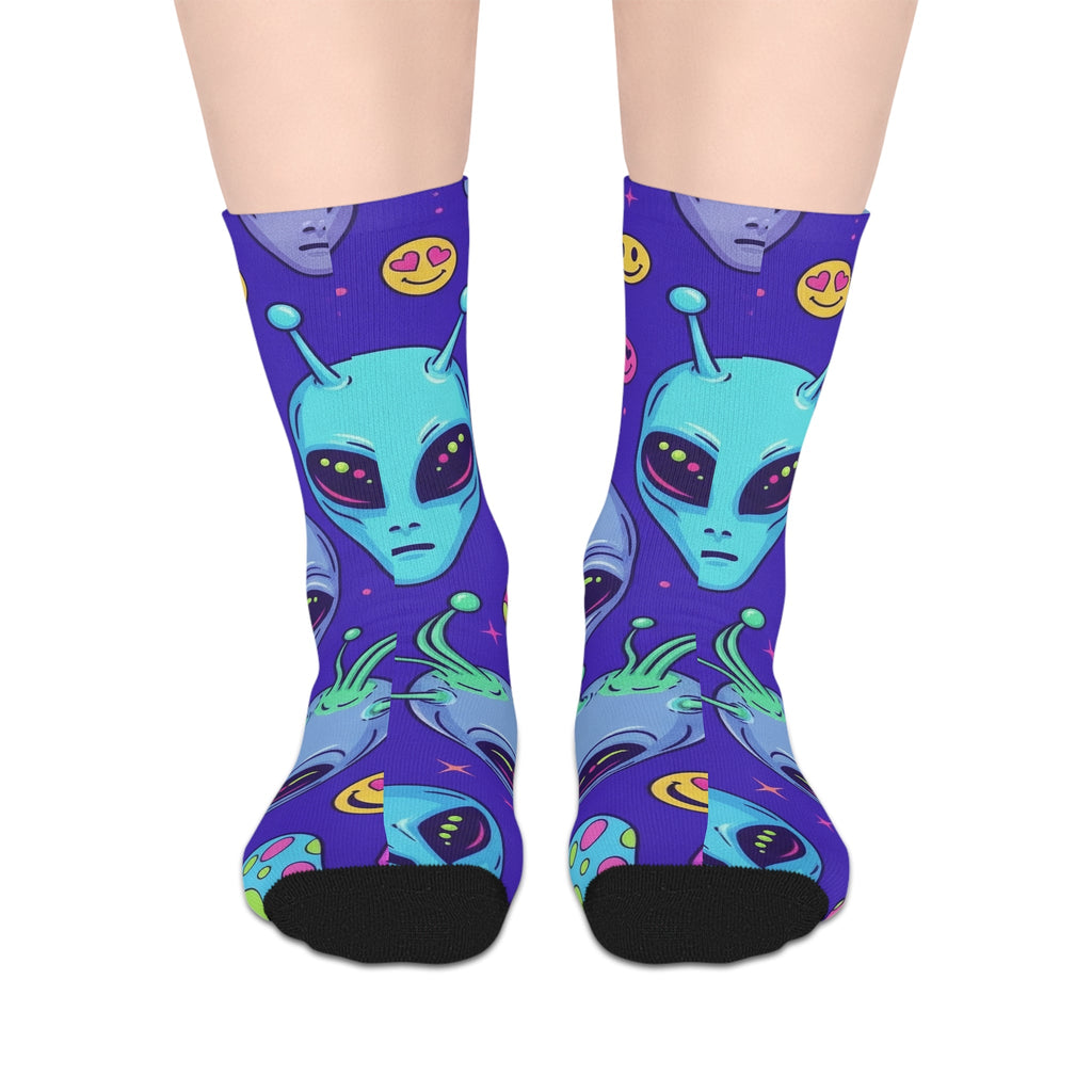 Alien Mood Crew Socks 👽