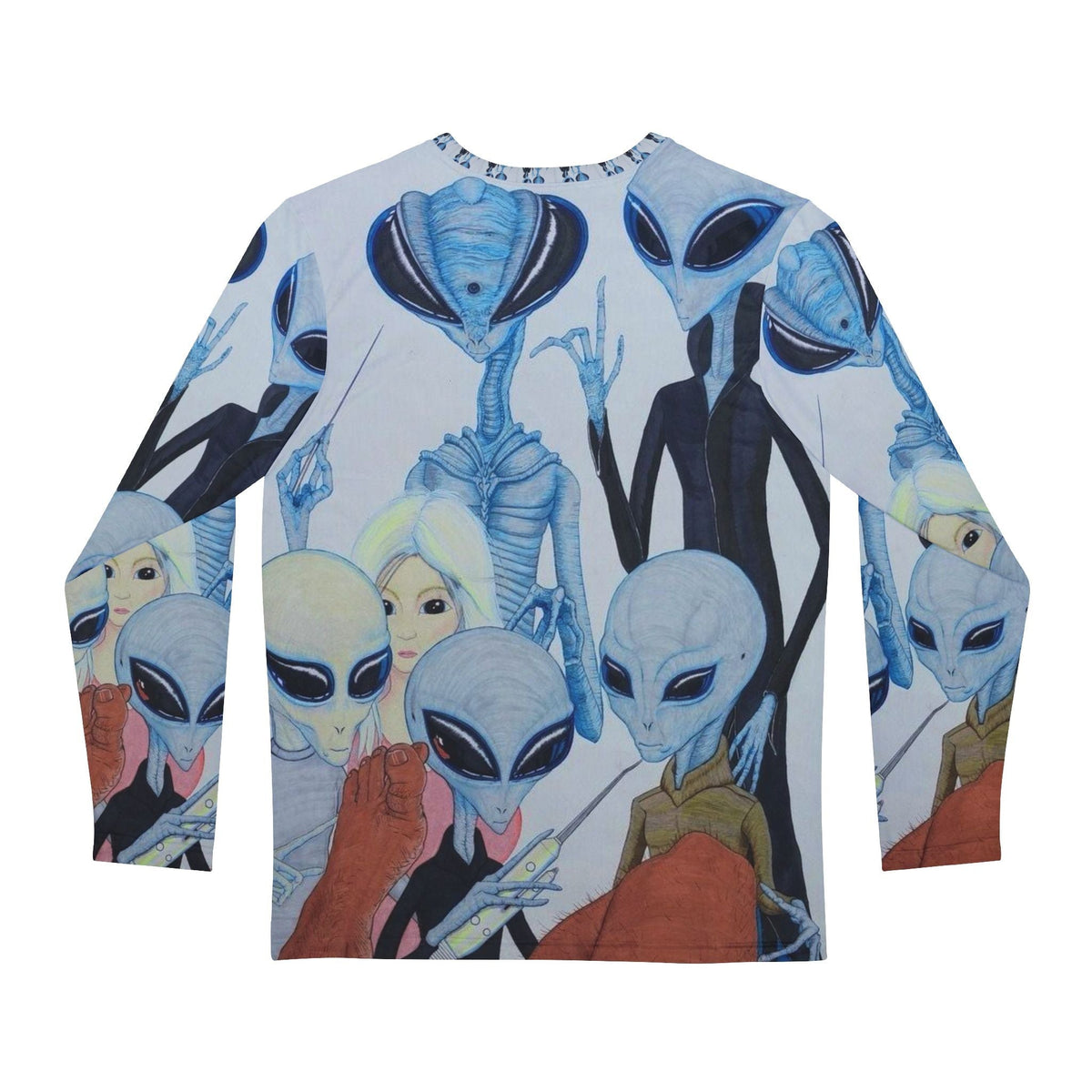 JR Vortex — “Alien Assembly” AOP Long Sleeve Printify