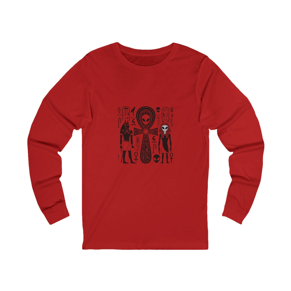 Alien Pharaoh Long Sleeve Printify