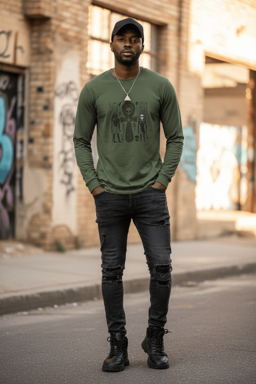 Black model front
