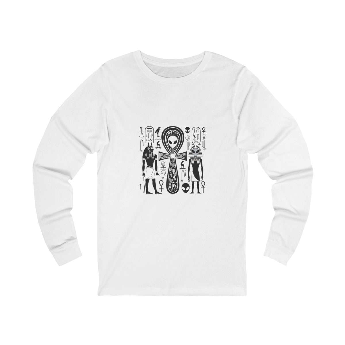 Alien Pharaoh Long Sleeve Printify