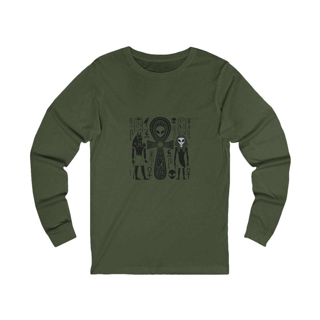 Alien Pharaoh Long Sleeve Printify