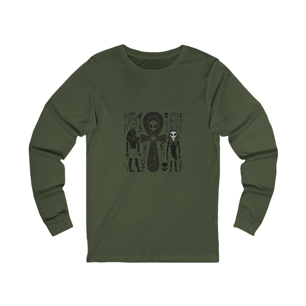 Alien Pharaoh Long Sleeve Printify