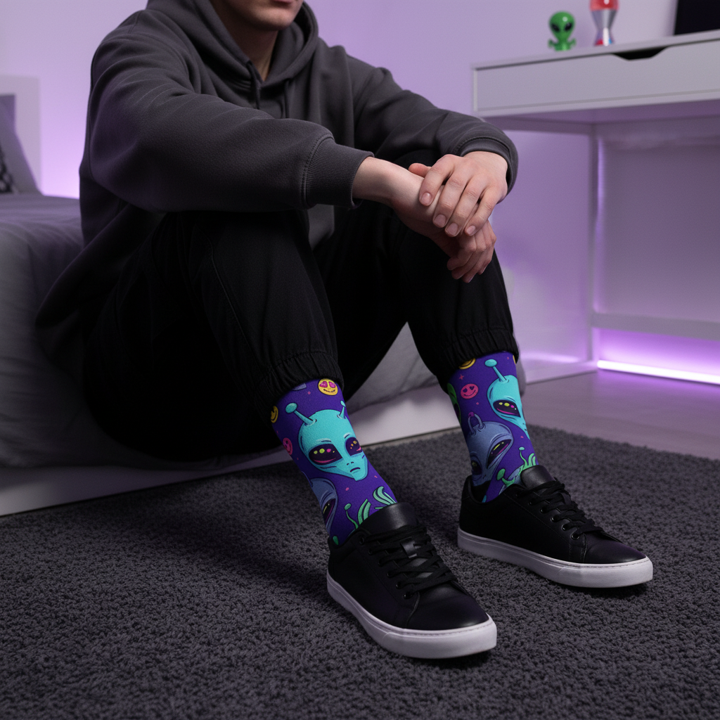 Alien Socks Lifestyle