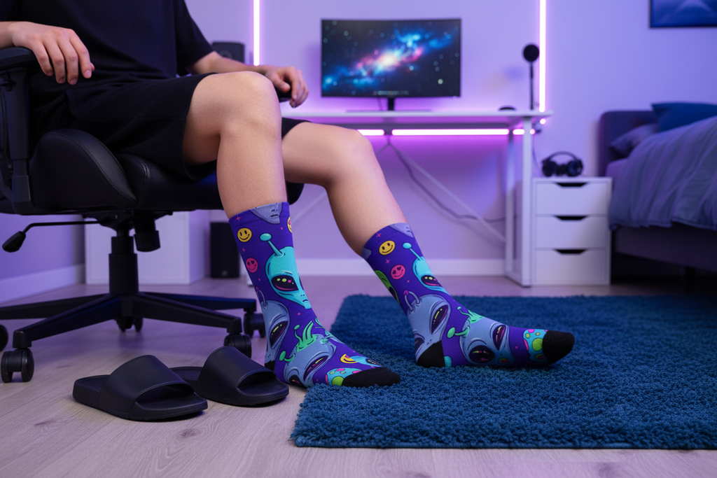 Alien Socks Lifestyle