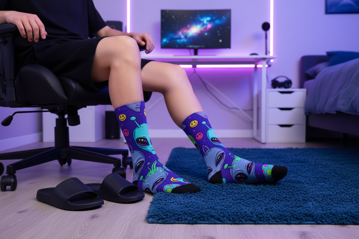 Alien Socks Lifestyle