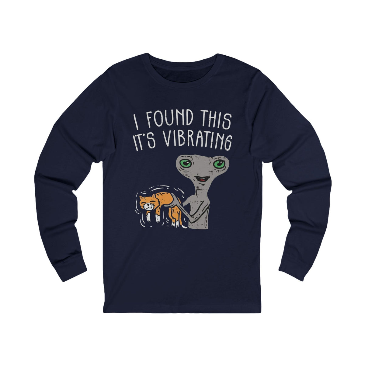 Alien Utopia Long Sleeve Tee — It’s Vibrating Printify