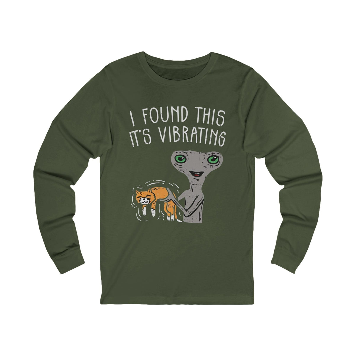 Alien Utopia Long Sleeve Tee — It’s Vibrating Printify