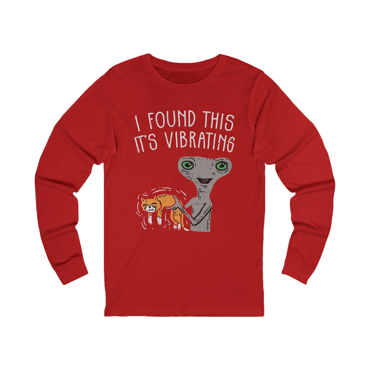Alien Utopia Long Sleeve Tee — It’s Vibrating Printify