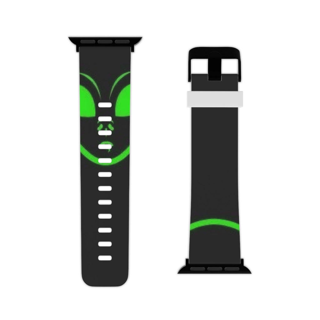 Alien Utopia Apple Watch Band | Neon Green Tech Printify