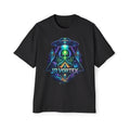 Alien Vortex Graphic Tee — Men’s Oversized UFO T-Shirt Printify