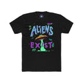 Aliens Exist T-Shirt — Retro UFO Graphic Tee Printify