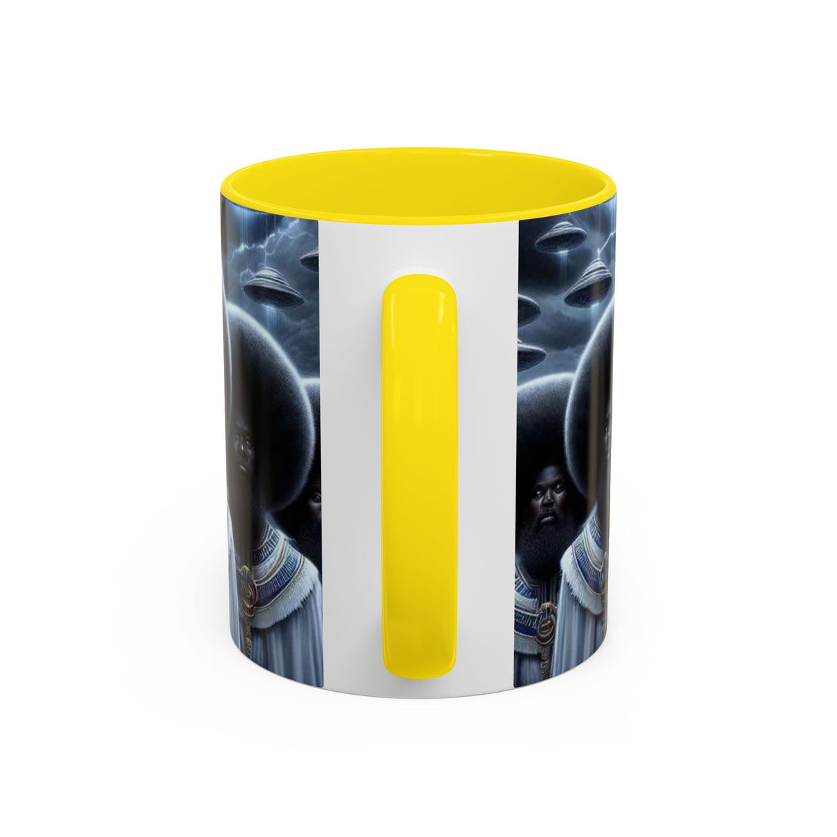 Accent Ceramic Coffee Mug 11 Oz And 15 Oz Sizes White Finish Ideal For Coffee And Tea Printify
