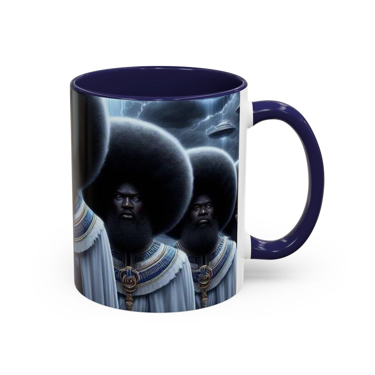 Accent Ceramic Coffee Mug 11 Oz And 15 Oz Sizes White Finish Ideal For Coffee And Tea Printify