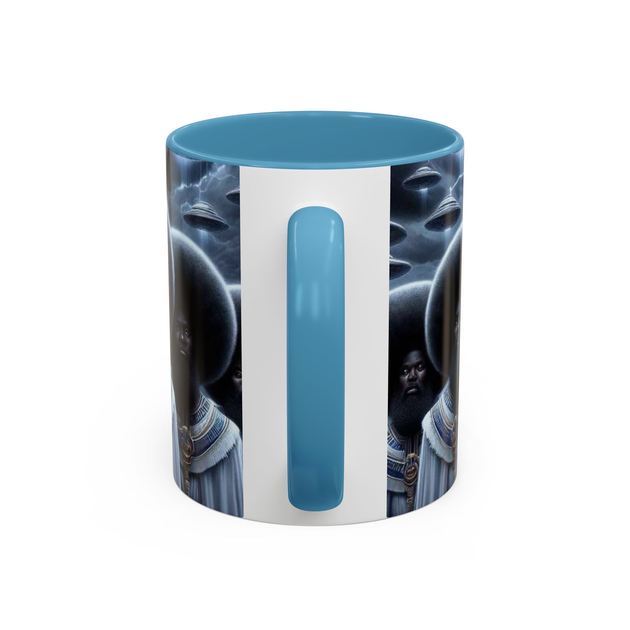 Accent Ceramic Coffee Mug 11 Oz And 15 Oz Sizes White Finish Ideal For Coffee And Tea Printify