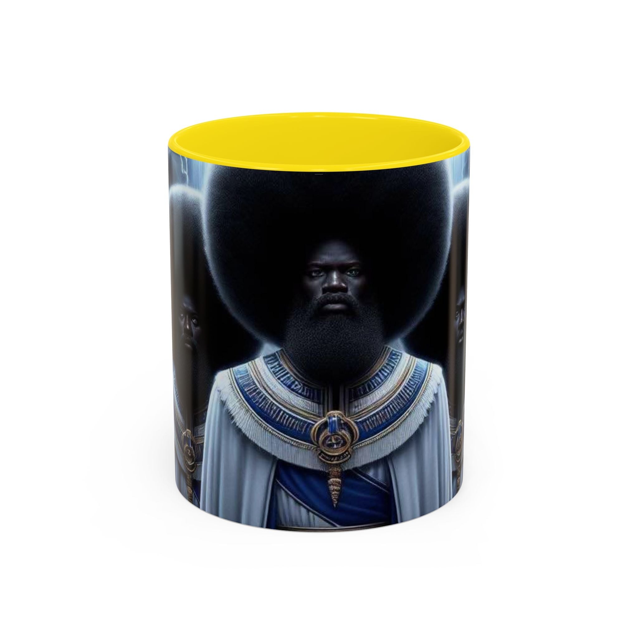 Accent Ceramic Coffee Mug 11 Oz And 15 Oz Sizes White Finish Ideal For Coffee And Tea Printify