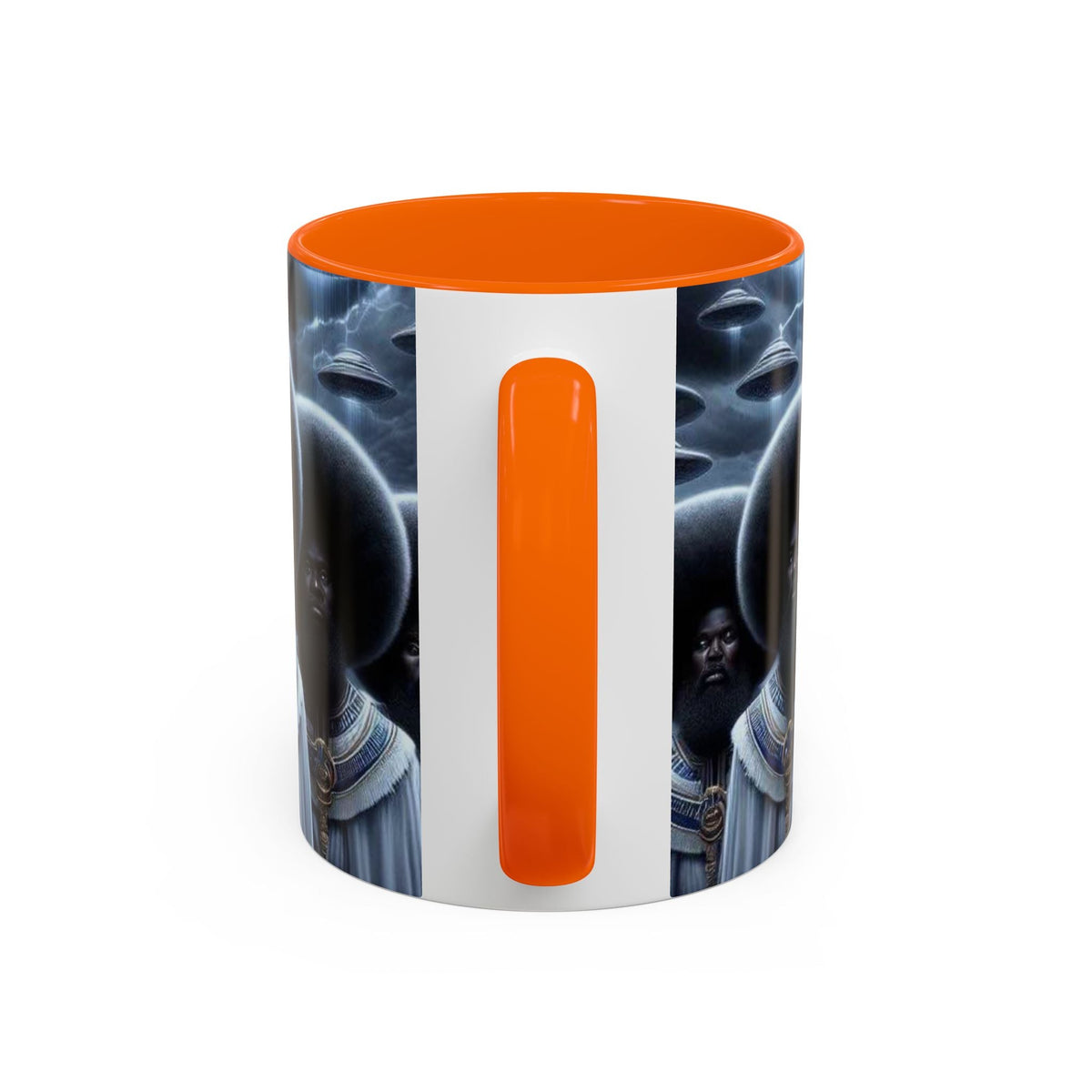 Accent Ceramic Coffee Mug 11 Oz And 15 Oz Sizes White Finish Ideal For Coffee And Tea Printify
