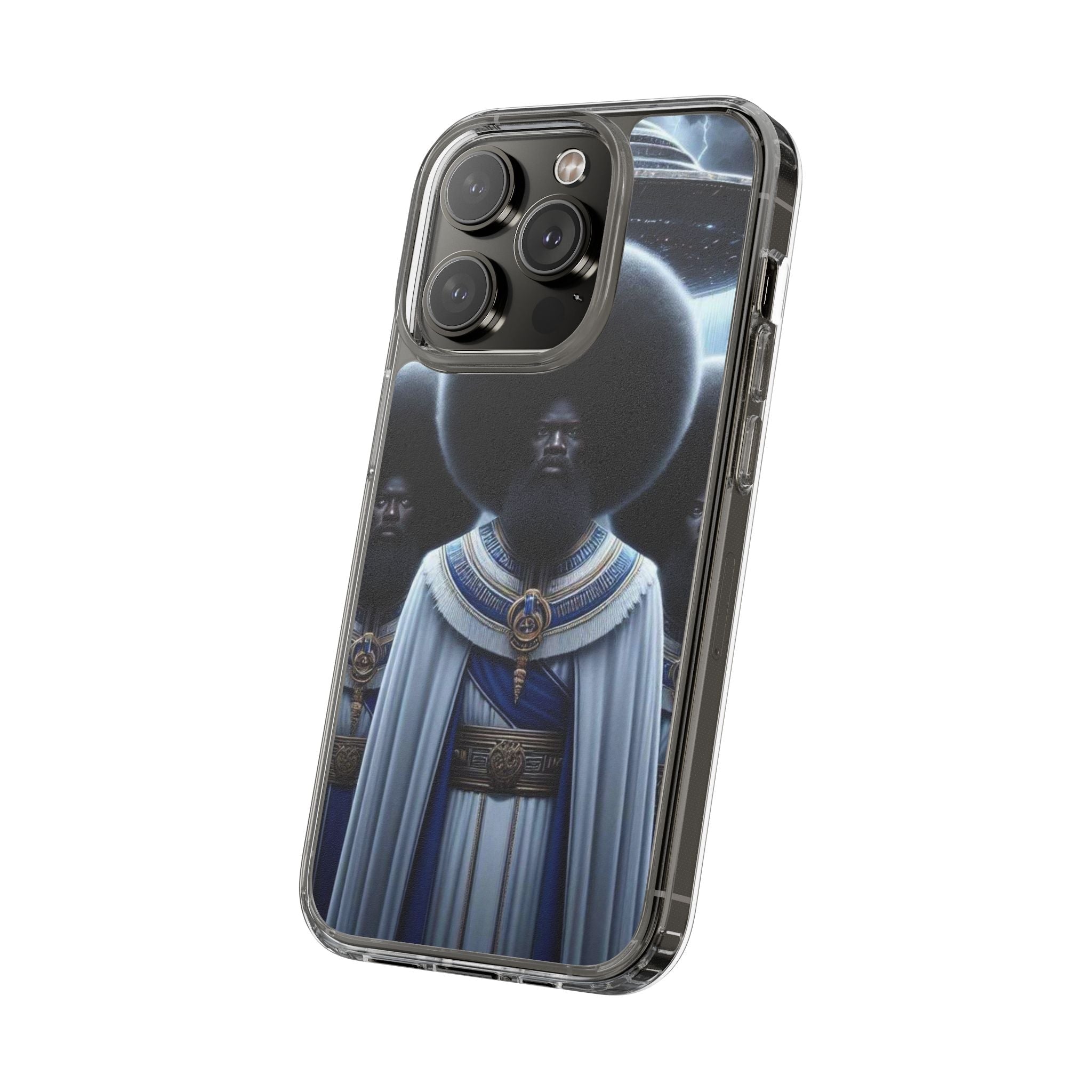 Artistic Clear Phone Cases, Unique Clear Case, Modern Phone Cover, Trendy Phone Case, Phone Accessories, Gift for Him/Her Printify