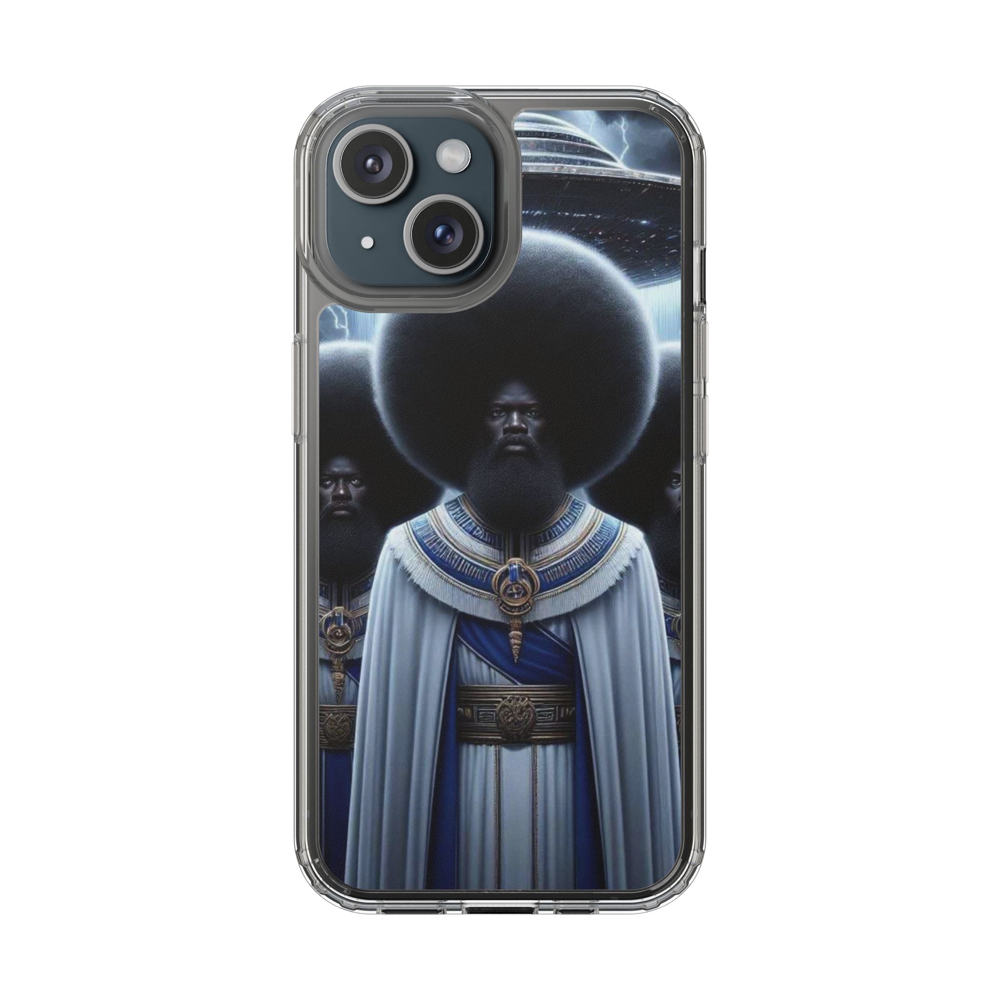 Artistic Clear Phone Cases, Unique Clear Case, Modern Phone Cover, Trendy Phone Case, Phone Accessories, Gift for Him/Her Printify