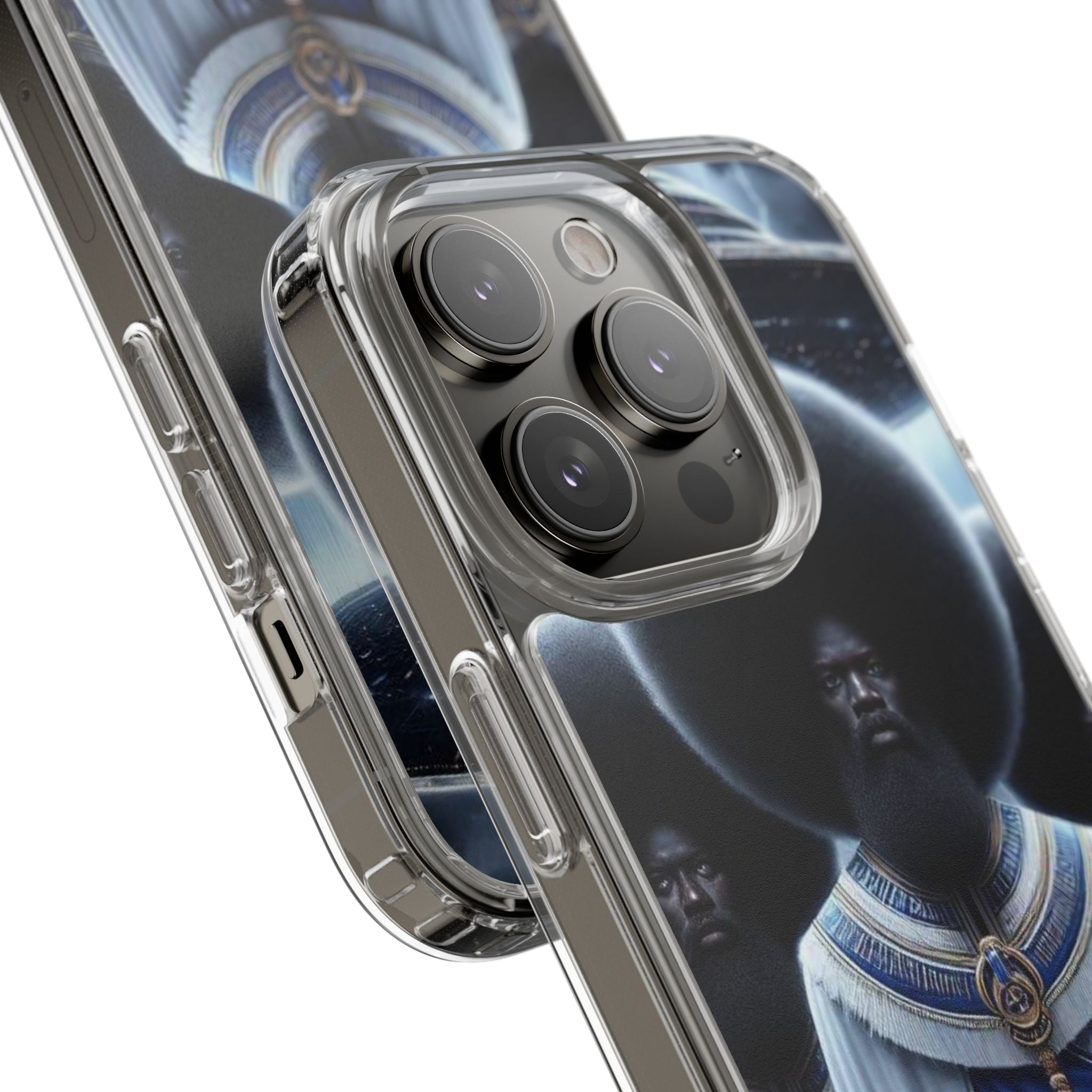 Artistic Clear Phone Cases, Unique Clear Case, Modern Phone Cover, Trendy Phone Case, Phone Accessories, Gift for Him/Her Printify