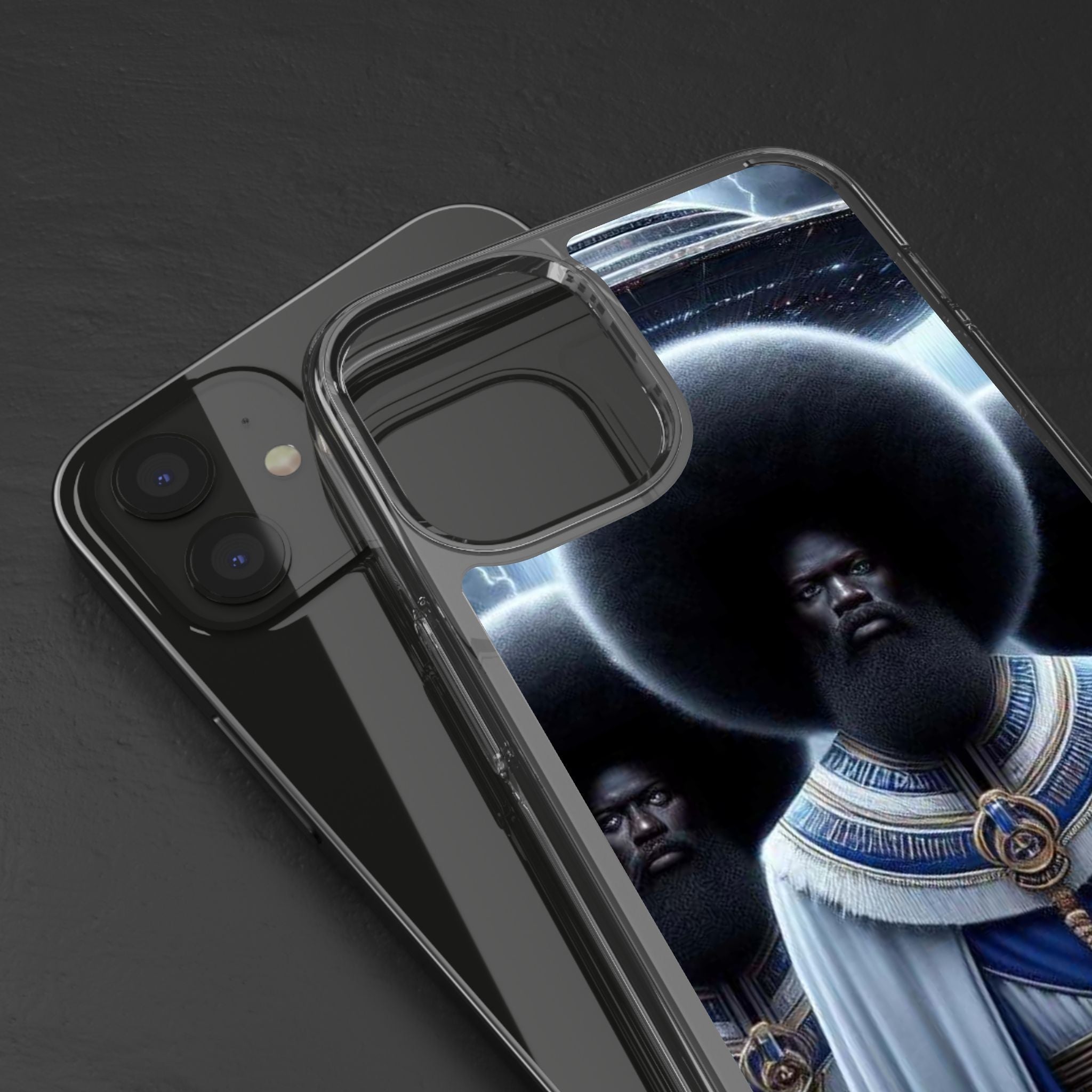 Artistic Clear Phone Cases, Unique Clear Case, Modern Phone Cover, Trendy Phone Case, Phone Accessories, Gift for Him/Her Printify