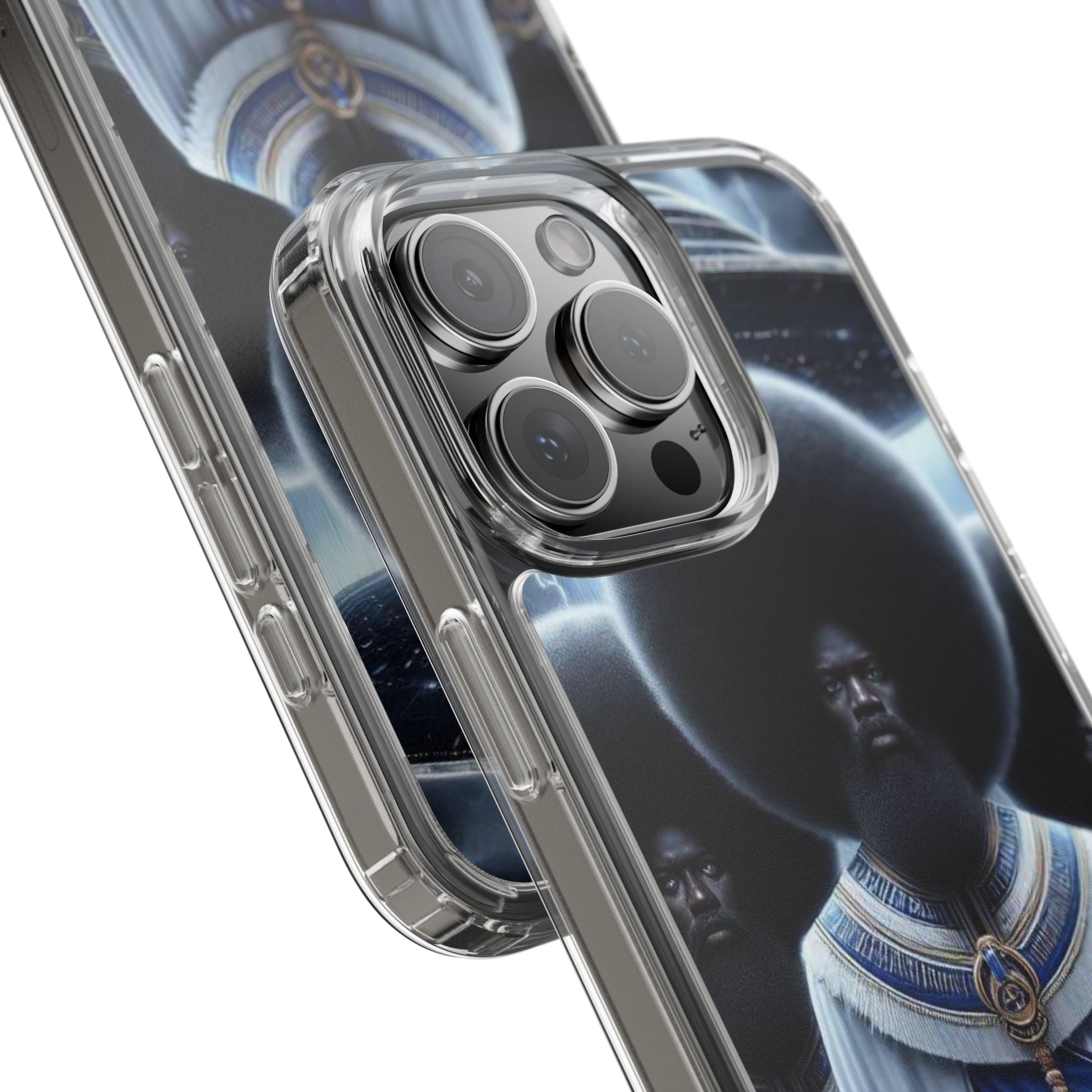 Artistic Clear Phone Cases, Unique Clear Case, Modern Phone Cover, Trendy Phone Case, Phone Accessories, Gift for Him/Her Printify