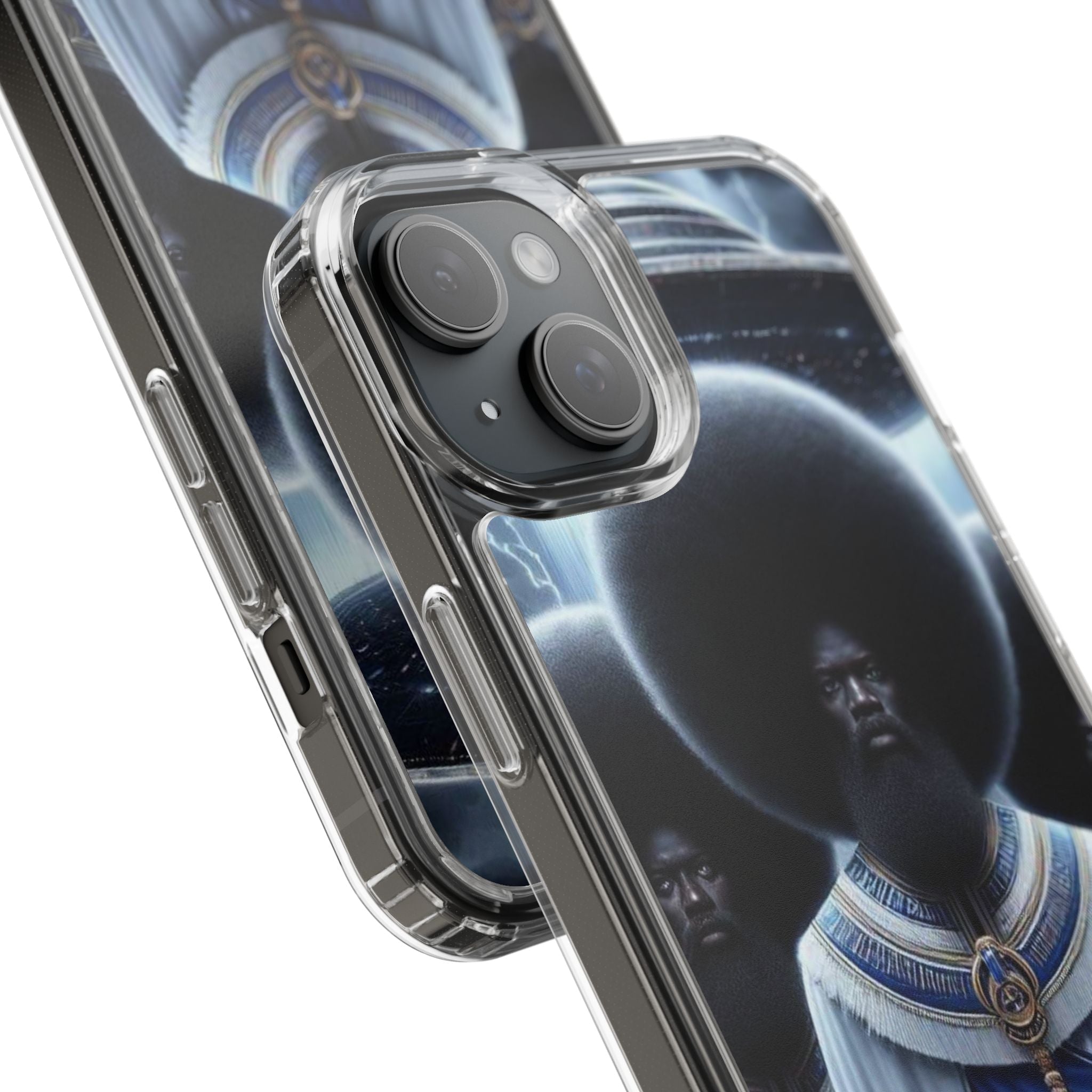 Artistic Clear Phone Cases, Unique Clear Case, Modern Phone Cover, Trendy Phone Case, Phone Accessories, Gift for Him/Her Printify