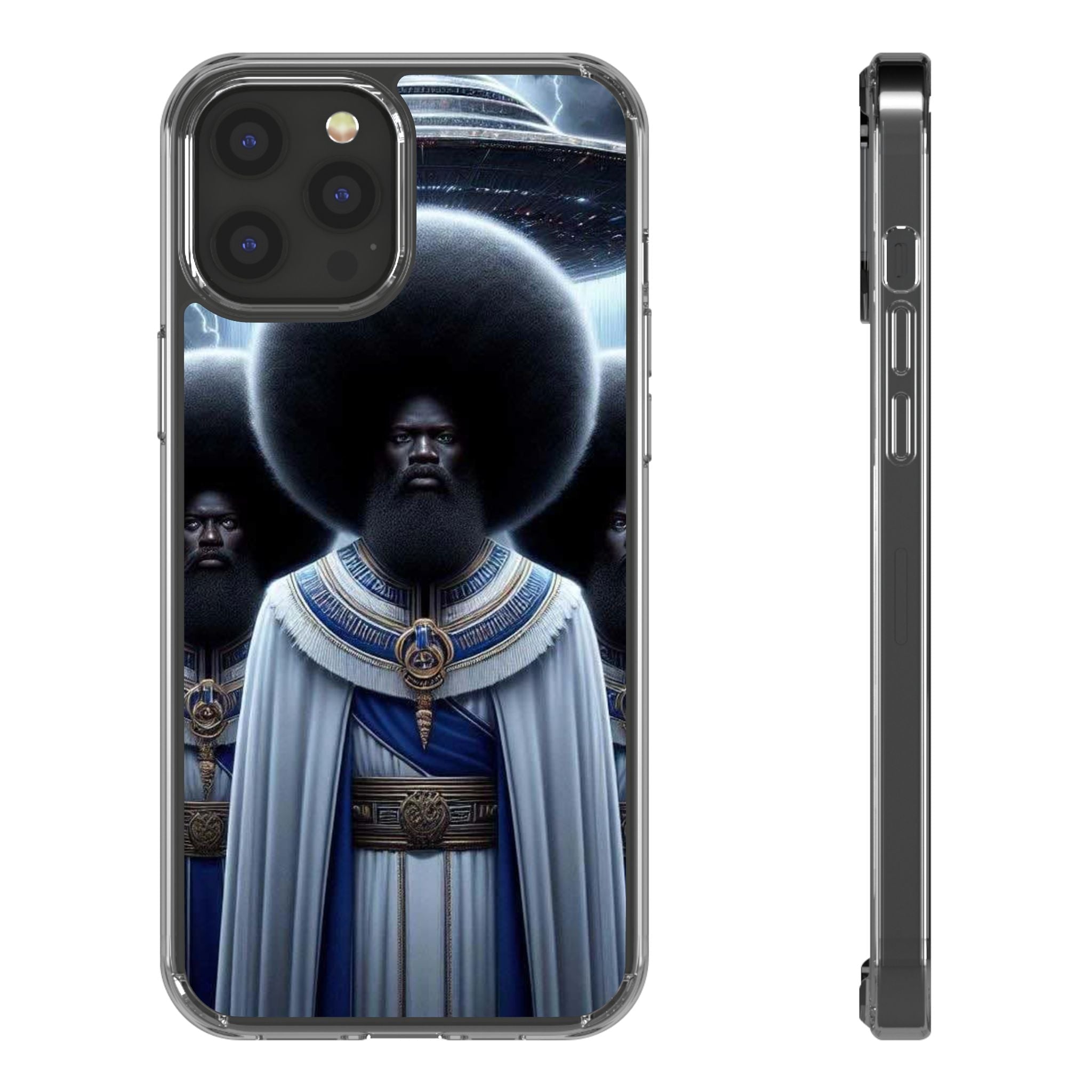 Artistic Clear Phone Cases, Unique Clear Case, Modern Phone Cover, Trendy Phone Case, Phone Accessories, Gift for Him/Her Printify