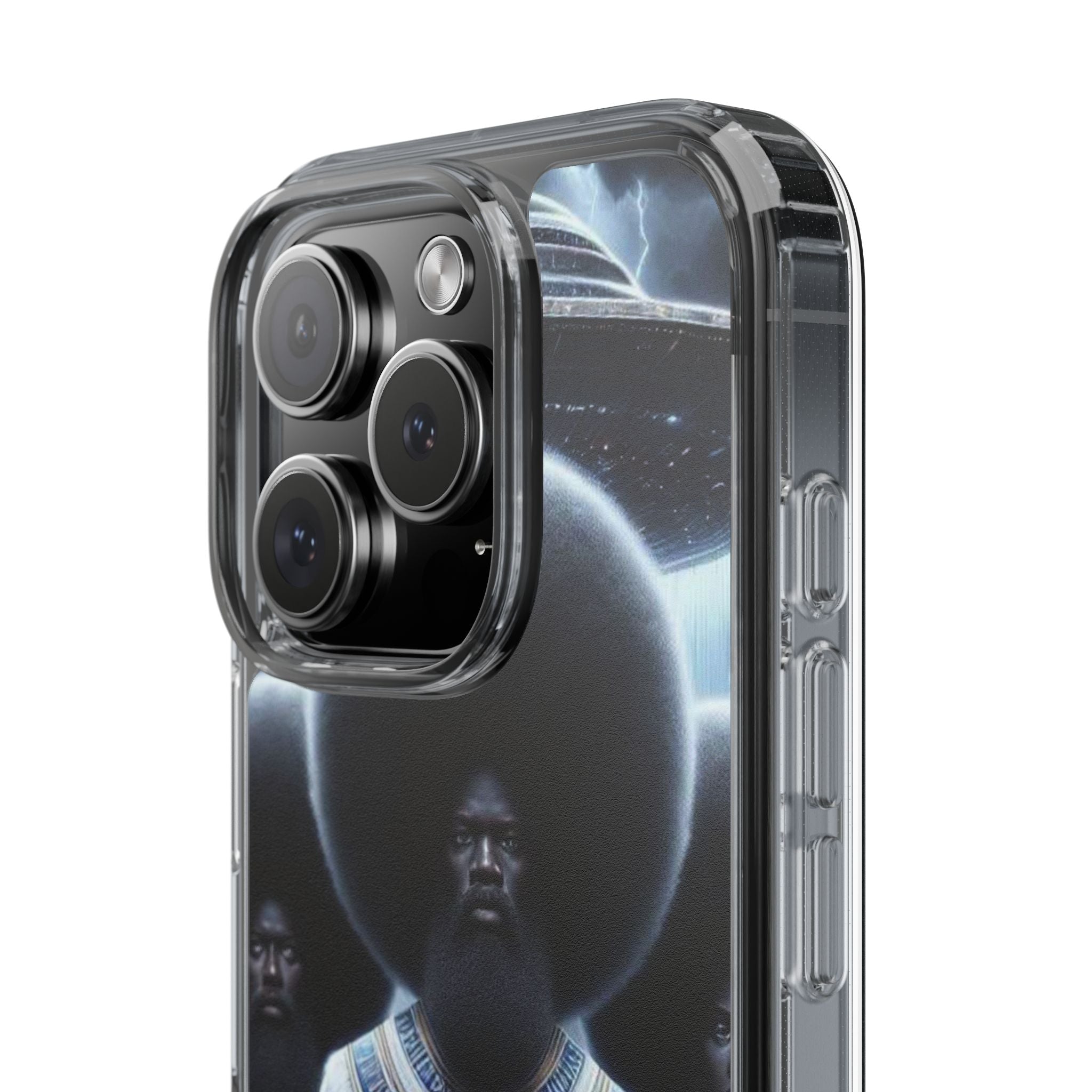Artistic Clear Phone Cases, Unique Clear Case, Modern Phone Cover, Trendy Phone Case, Phone Accessories, Gift for Him/Her Printify