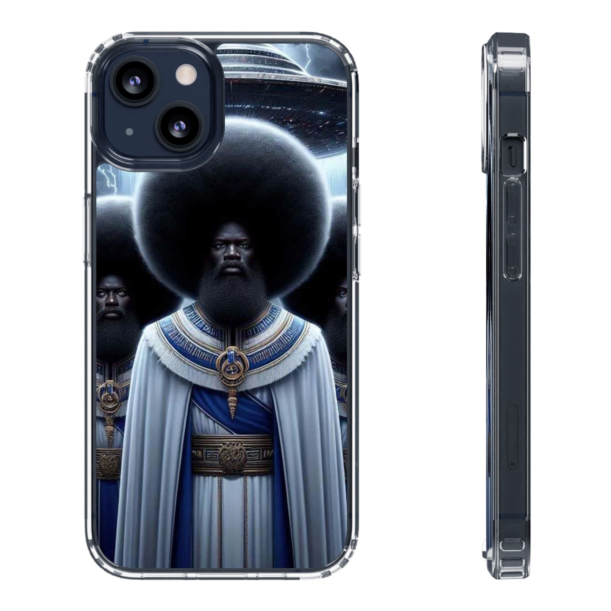 Artistic Clear Phone Cases, Unique Clear Case, Modern Phone Cover, Trendy Phone Case, Phone Accessories, Gift for Him/Her Printify
