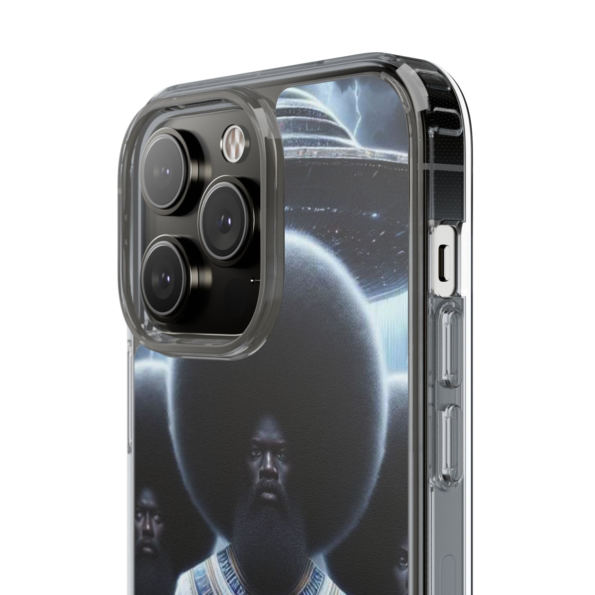 Artistic Clear Phone Cases, Unique Clear Case, Modern Phone Cover, Trendy Phone Case, Phone Accessories, Gift for Him/Her Printify