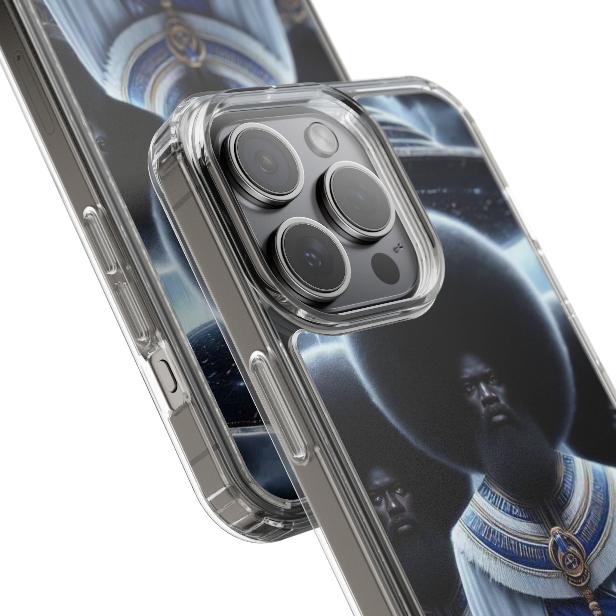 Artistic Clear Phone Cases, Unique Clear Case, Modern Phone Cover, Trendy Phone Case, Phone Accessories, Gift for Him/Her Printify