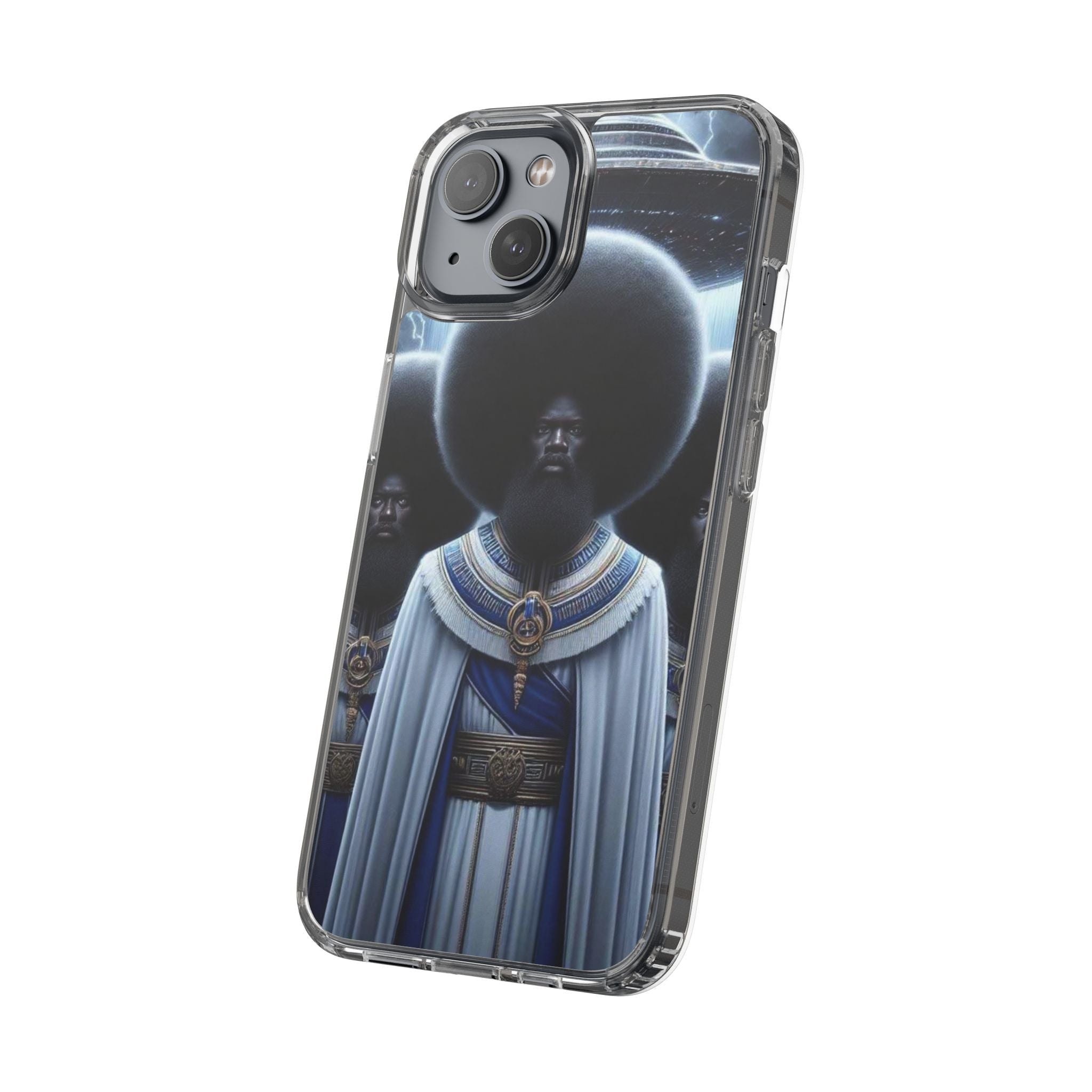 Artistic Clear Phone Cases, Unique Clear Case, Modern Phone Cover, Trendy Phone Case, Phone Accessories, Gift for Him/Her Printify