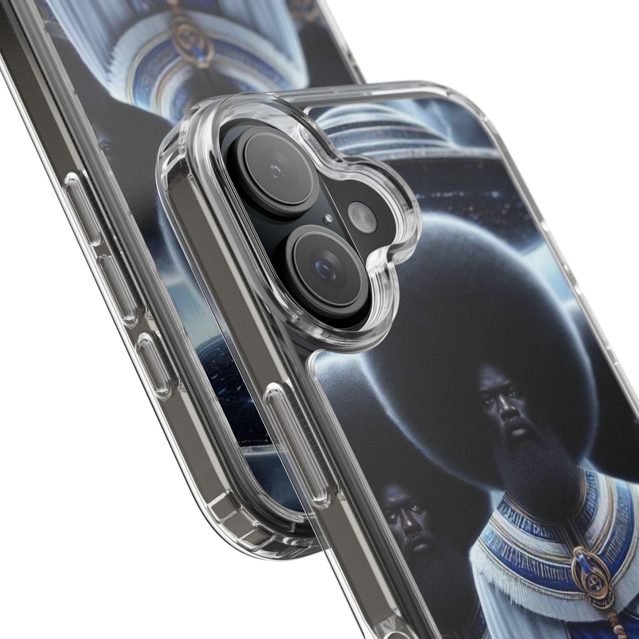 Artistic Clear Phone Cases, Unique Clear Case, Modern Phone Cover, Trendy Phone Case, Phone Accessories, Gift for Him/Her Printify