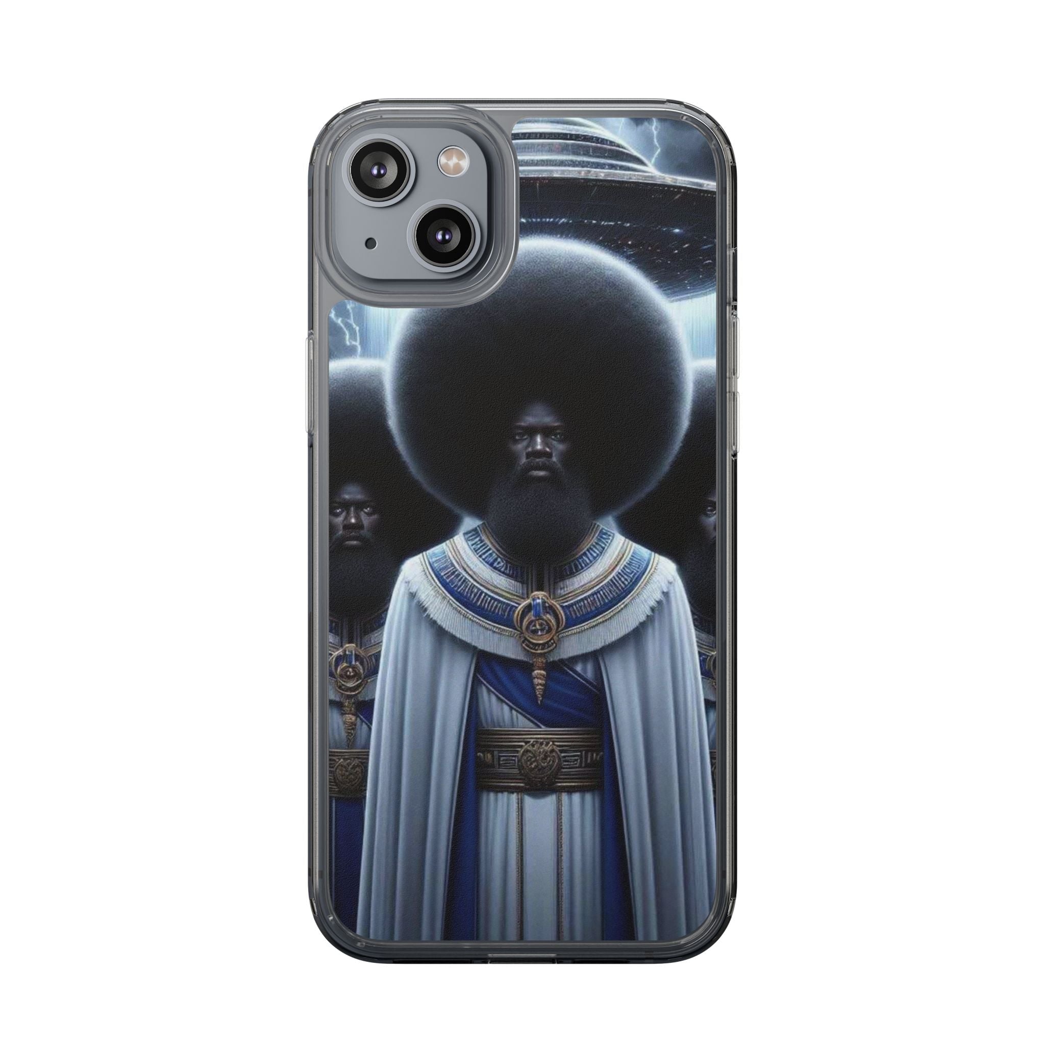 Artistic Clear Phone Cases, Unique Clear Case, Modern Phone Cover, Trendy Phone Case, Phone Accessories, Gift for Him/Her Printify