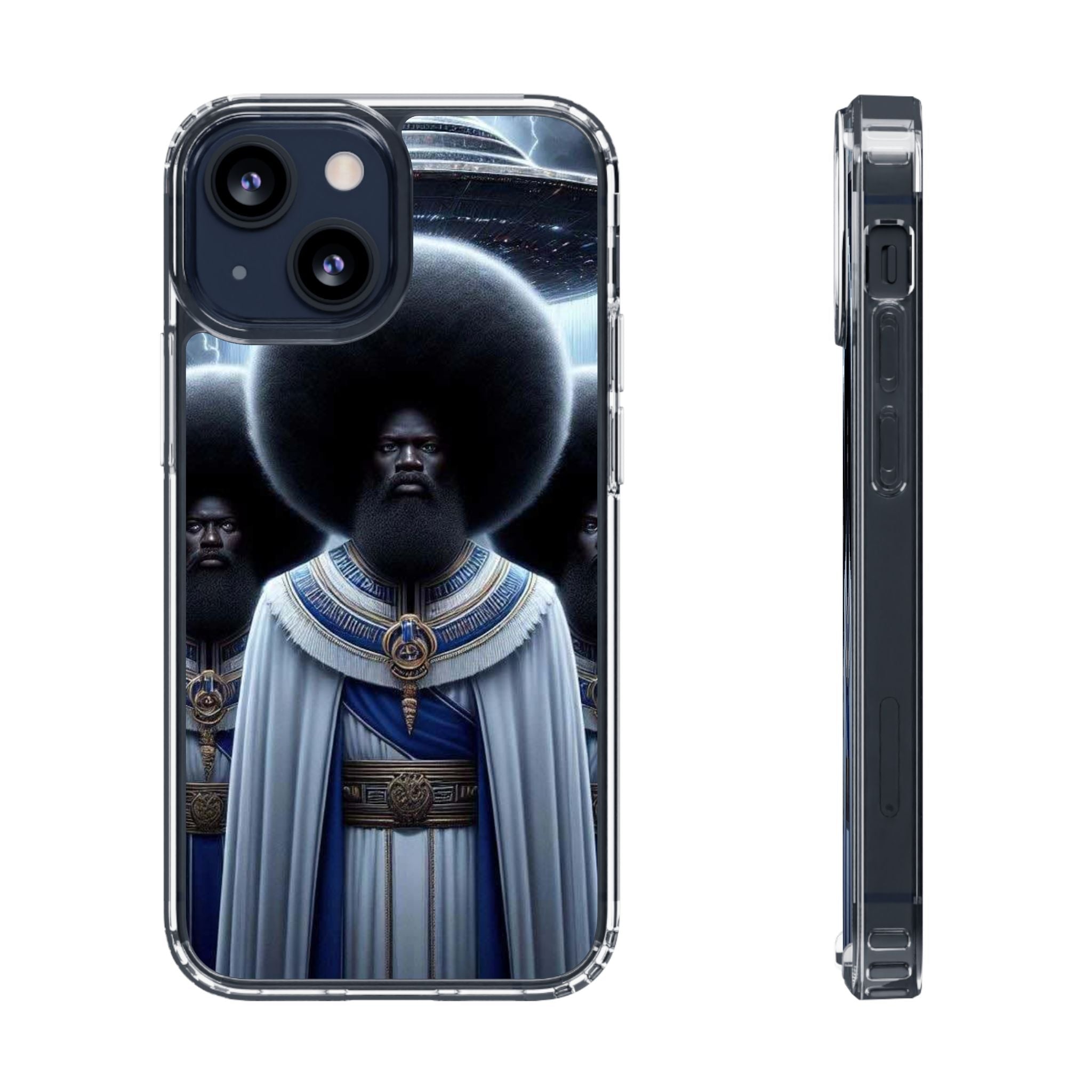 Artistic Clear Phone Cases, Unique Clear Case, Modern Phone Cover, Trendy Phone Case, Phone Accessories, Gift for Him/Her Printify