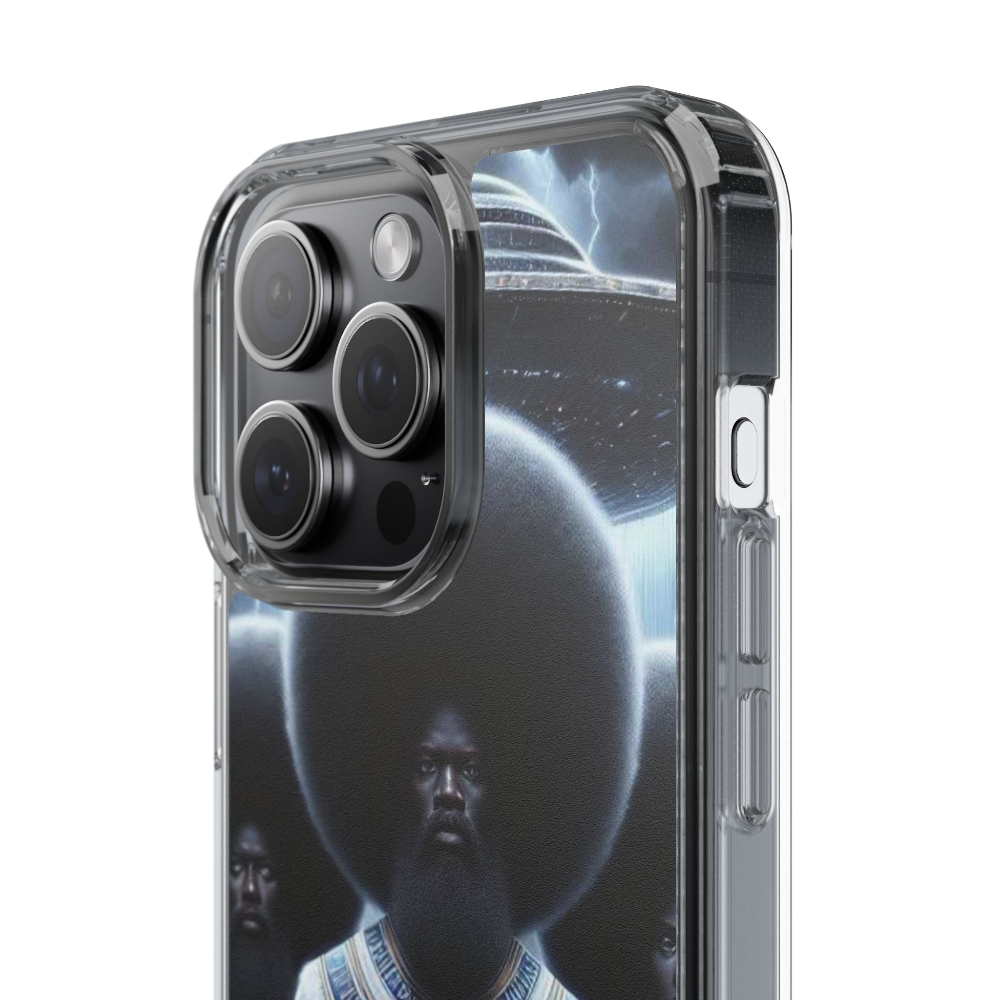 Artistic Clear Phone Cases, Unique Clear Case, Modern Phone Cover, Trendy Phone Case, Phone Accessories, Gift for Him/Her Printify