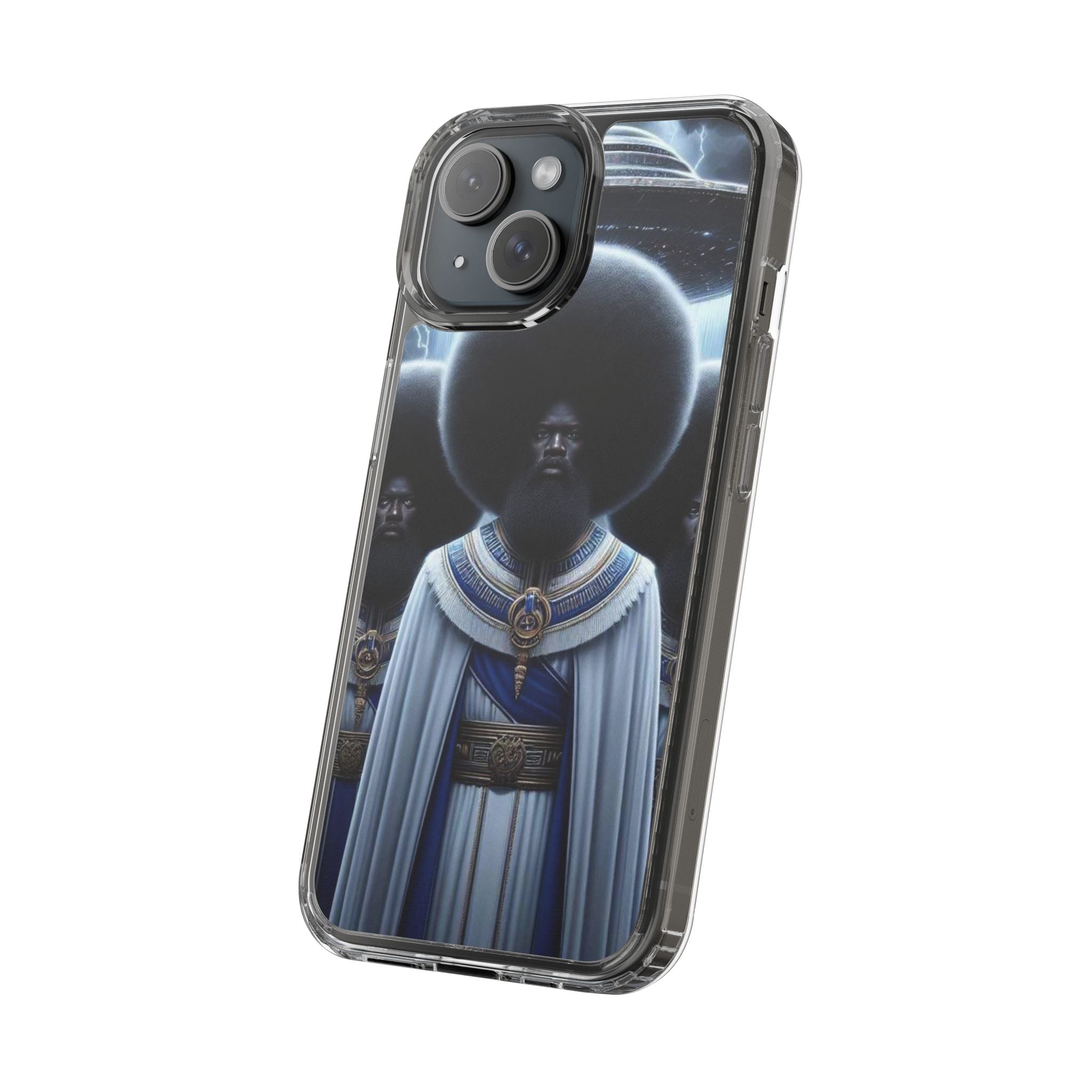 Artistic Clear Phone Cases, Unique Clear Case, Modern Phone Cover, Trendy Phone Case, Phone Accessories, Gift for Him/Her Printify