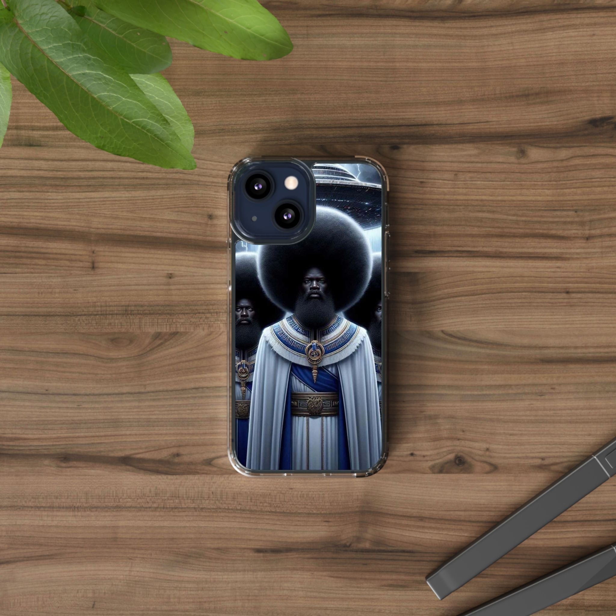 Artistic Clear Phone Cases, Unique Clear Case, Modern Phone Cover, Trendy Phone Case, Phone Accessories, Gift for Him/Her Printify