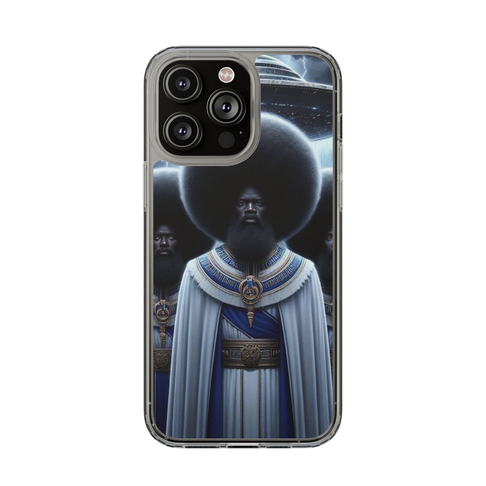 Artistic Clear Phone Cases, Unique Clear Case, Modern Phone Cover, Trendy Phone Case, Phone Accessories, Gift for Him/Her Printify