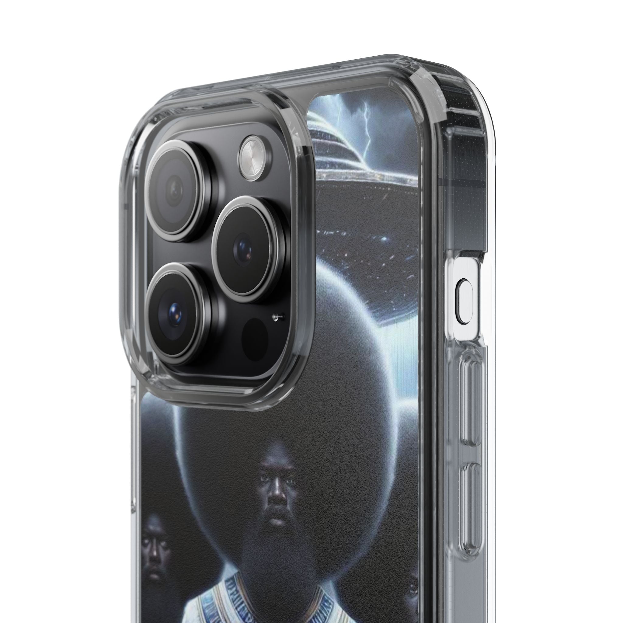 Artistic Clear Phone Cases, Unique Clear Case, Modern Phone Cover, Trendy Phone Case, Phone Accessories, Gift for Him/Her Printify