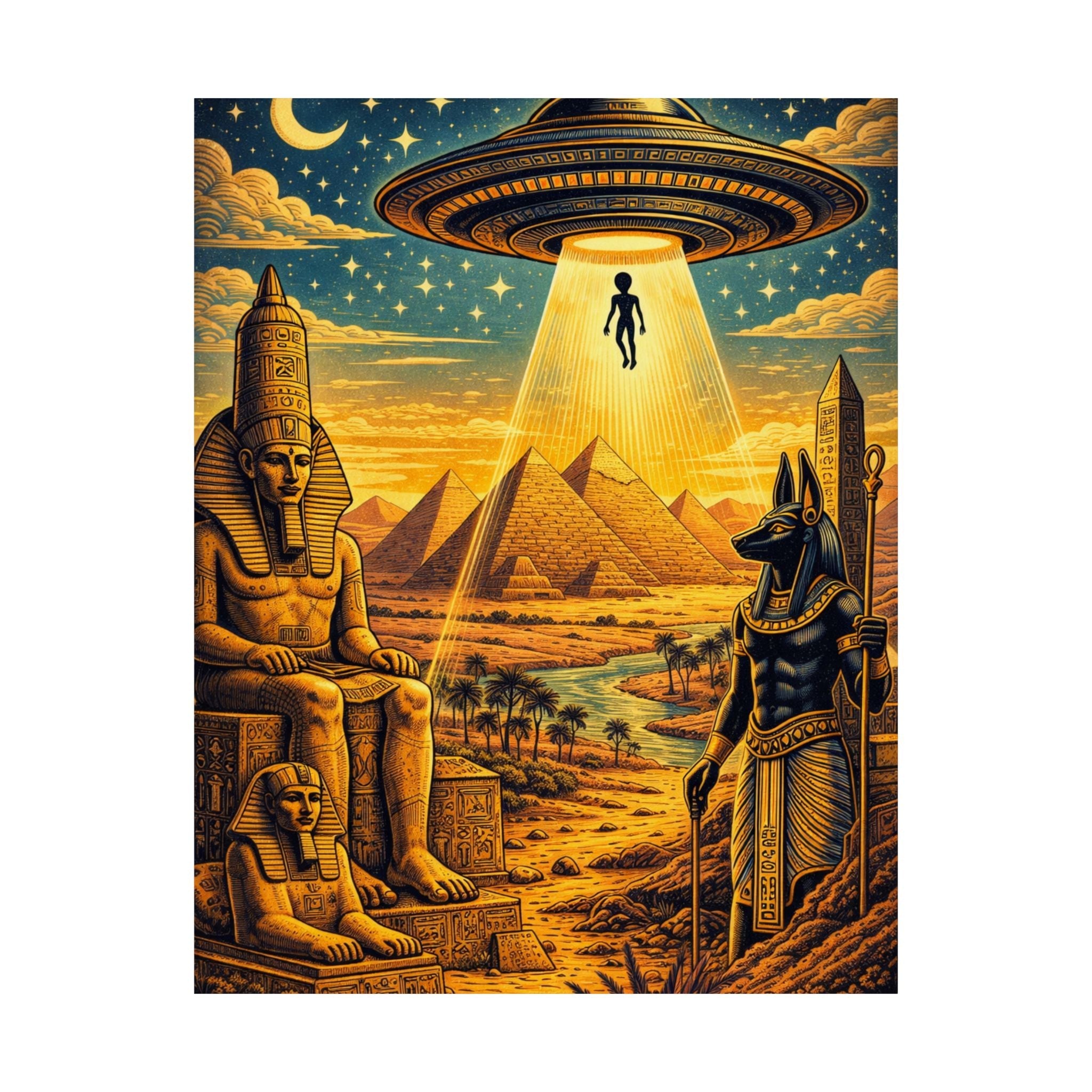 Ancient Alien Contact Poster