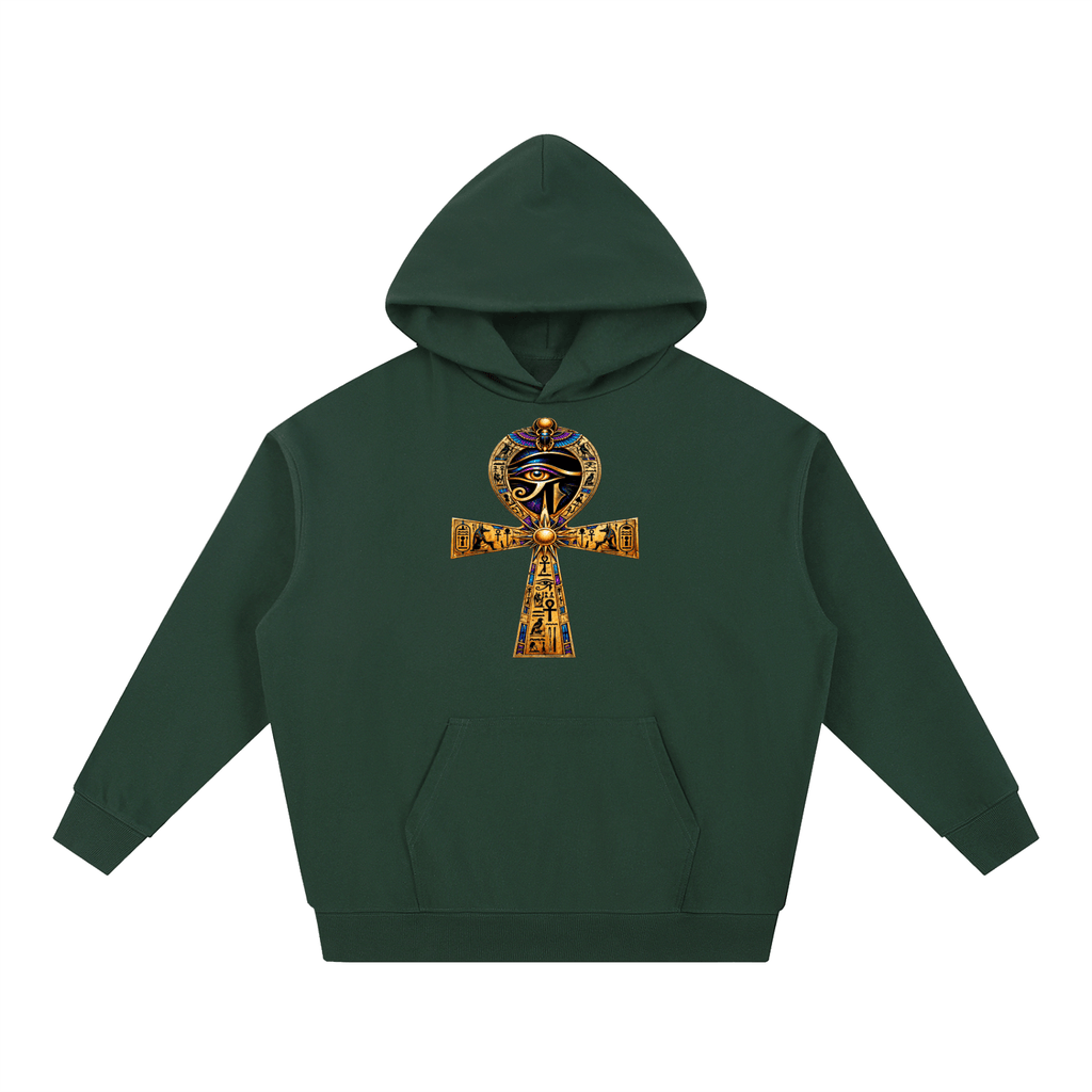 Ancient Eye Ankh Heavyweight Hoodie – Egyptian Streetwear