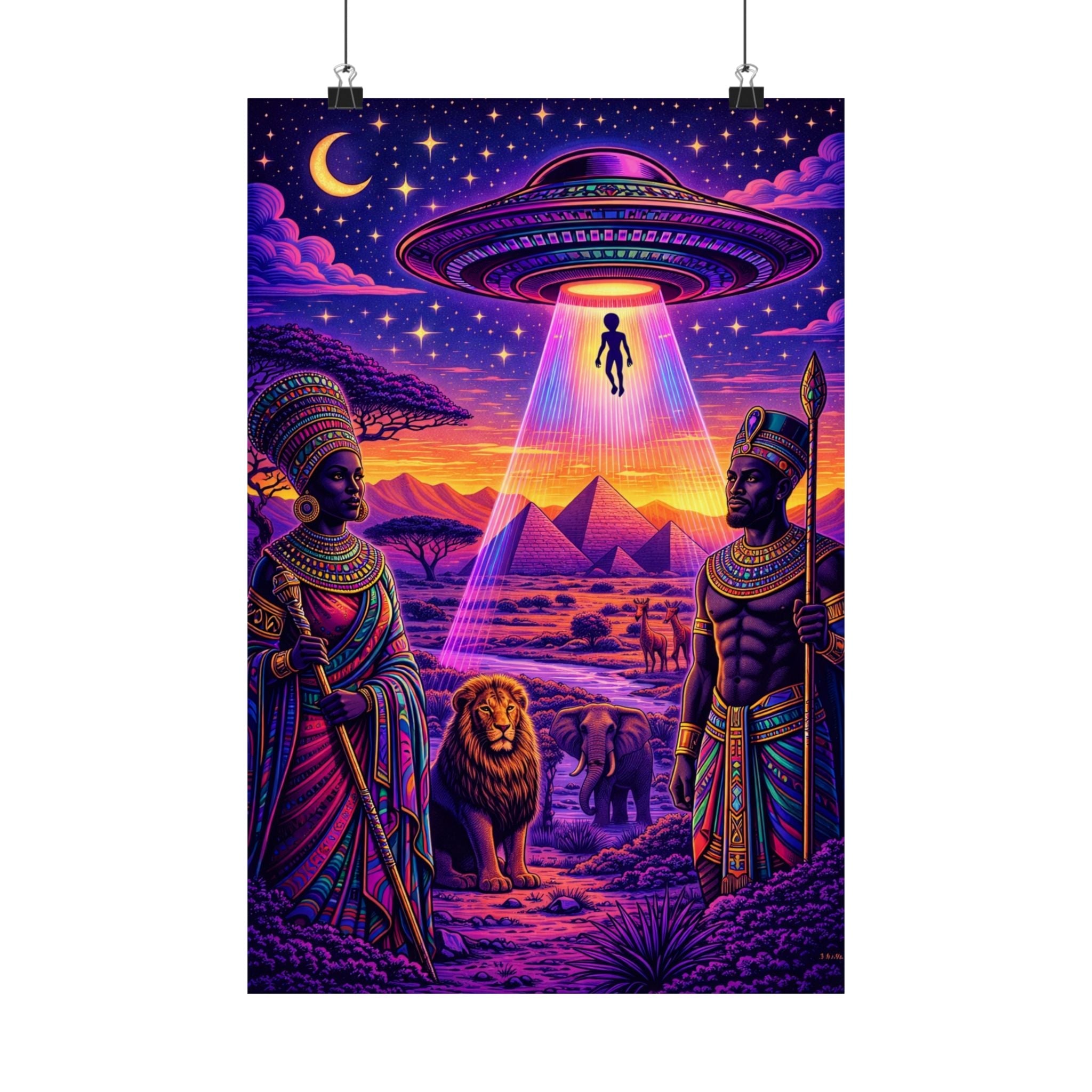 Ancient Frequency: Cosmic Kingdom Poster.