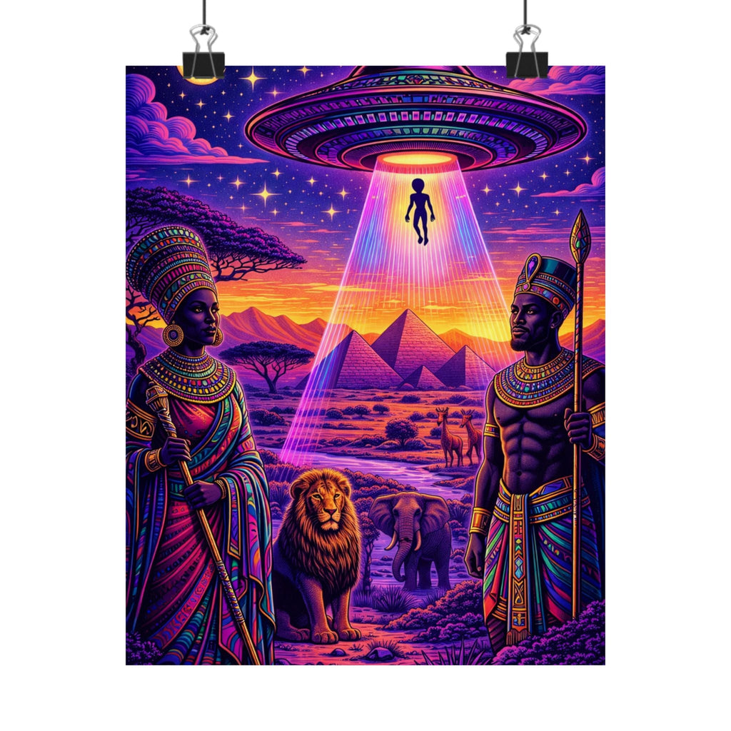 Ancient Frequency: Cosmic Kingdom Poster.